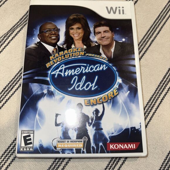 Karaoke Revolution Presents: American Idol Encore - Nintendo Wii Game Tested - Picture 1 of 3